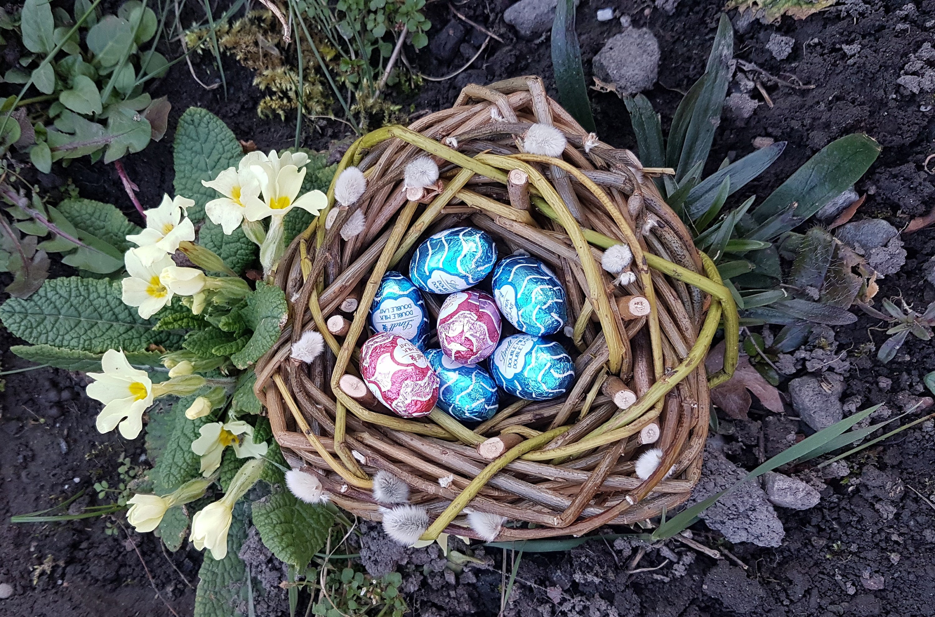 Easter egg nests handwoven with natural materials Etsy