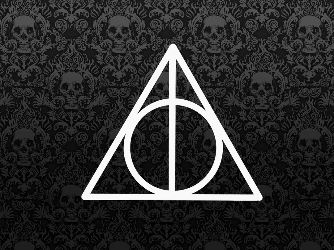 Deathly Hallows Decal - Etsy