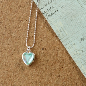 Heart Necklace Heart Pendant Necklace Charming Heart Necklace Birthday Gift Heart Jewelry Gift for her