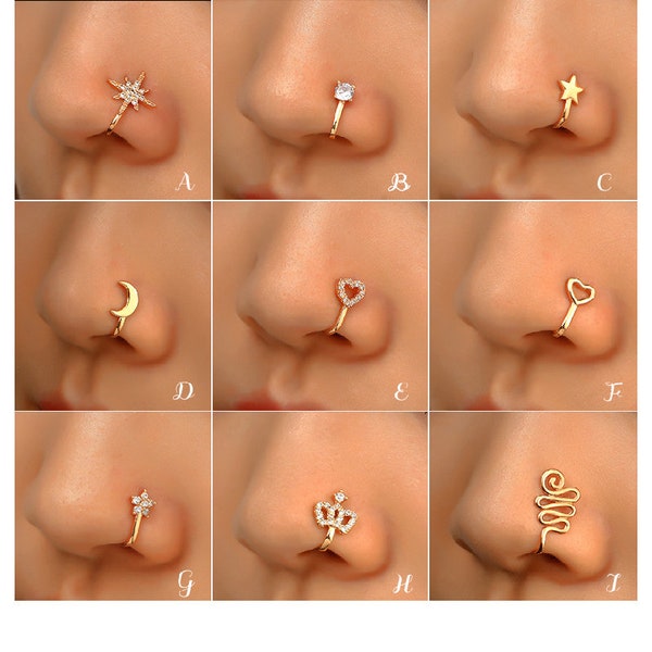 Nose Cuff Non-Piercing Clip Jewelry for Everyday