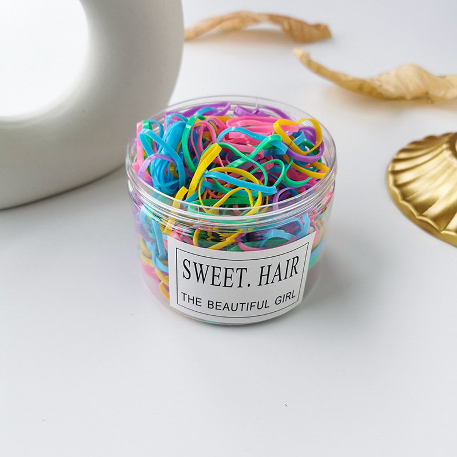 500 Thickening Mini Elastic Hair Rubber Bands Braiding Small Etsy