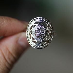 Filigree Ring Lace Ring Adjustable Ring Elegant Ring Perfect Gift for Her