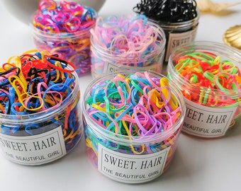500 Small Black Rubber Bands for Crafts Hobbies Pony Hair Holder Office Use 500 Small Black Rubber Bands for Crafts Hobbies Pony Hair Holder Office Use