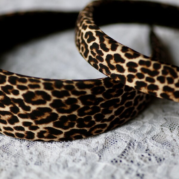 Leopard Headband Skinny to Wide Padded Hair Band Women’s Headbands