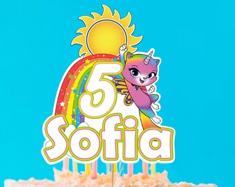 Download Hello Kitty Cake Topper Hello Kitty Birthday Hello Kitty Etsy