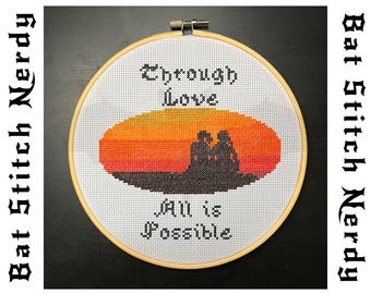 Through Love Cross Stitch Pattern