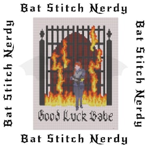 Wzór haftu krzyżykowego Good Lucky Babe