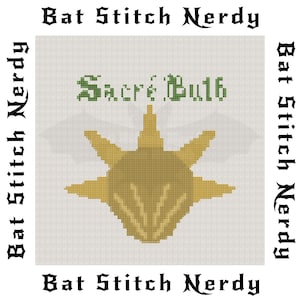 Sacré Bulb Cross Stitch Pattern