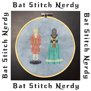 BlackBonnet Cake Toppers Cross Stitch Pattern