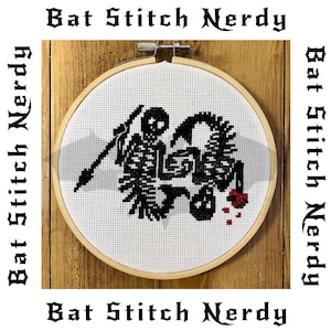 OFMD Mer-Skeletons Cross Stitch Pattern