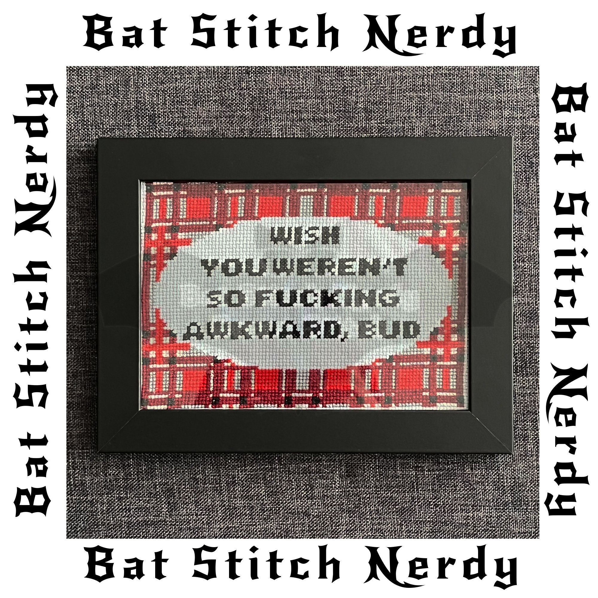 Wish You Weren't so Awkward Bud Cross Stitch Pattern - Etsy