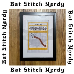 Sending Spell Card Cross Stitch Pattern