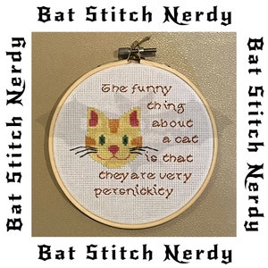 Frumpkin Cross Stitch Pattern