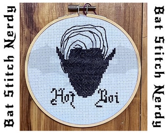 Hot Boi Cross Stitch Pattern