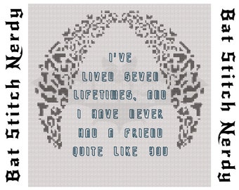 Trill Friendship Cross Stitch Pattern