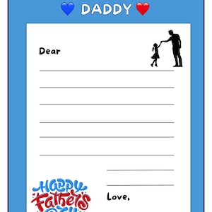 Carta del Día del Padre a Papá
