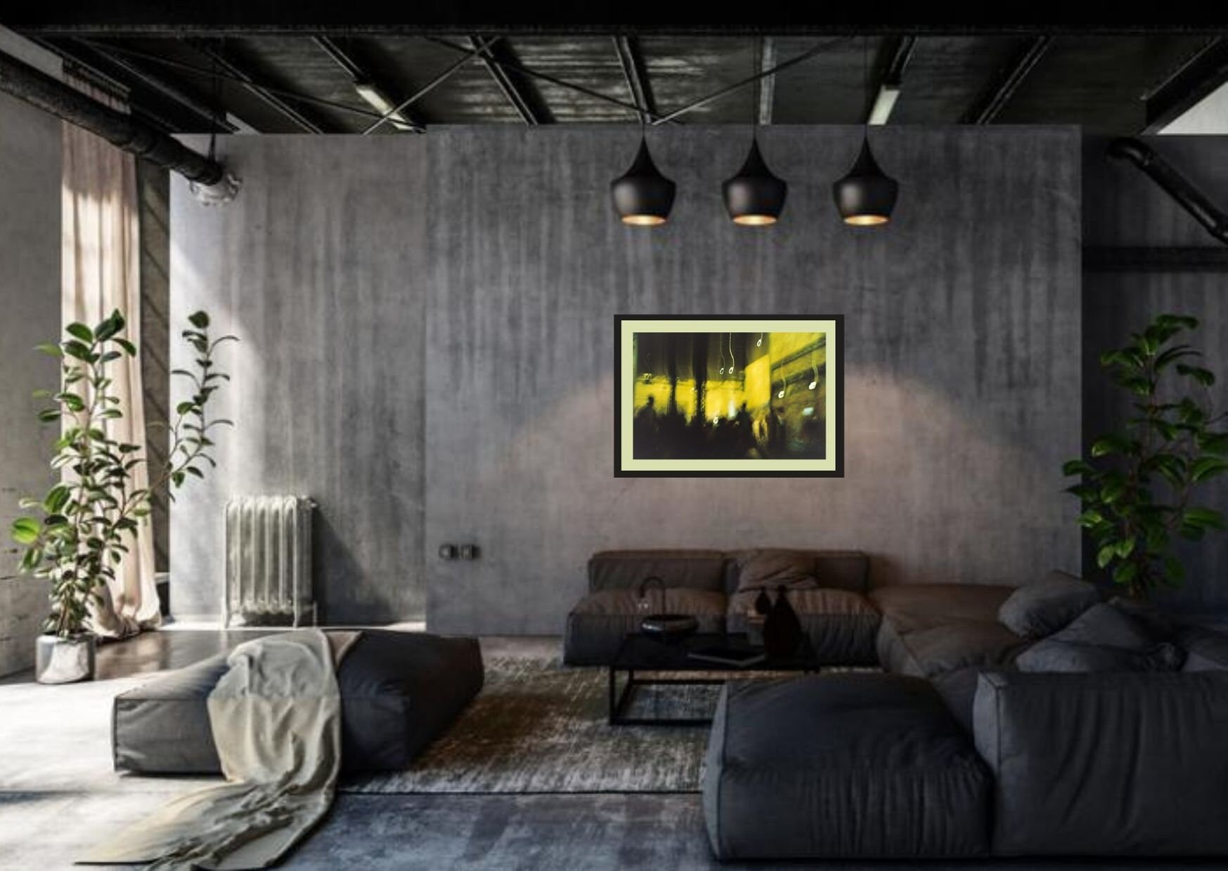 Poster Affiche Photographie Argentique Digital Abstrait Industriel