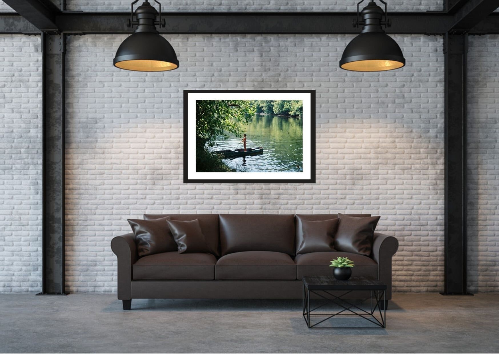 Poster Affiche Photographie Argentique Nature Lac France