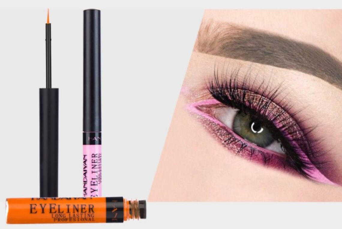 Colorful Liquid Eyeliners Pink Eyeliner Zero Waste Eyeliner Etsy