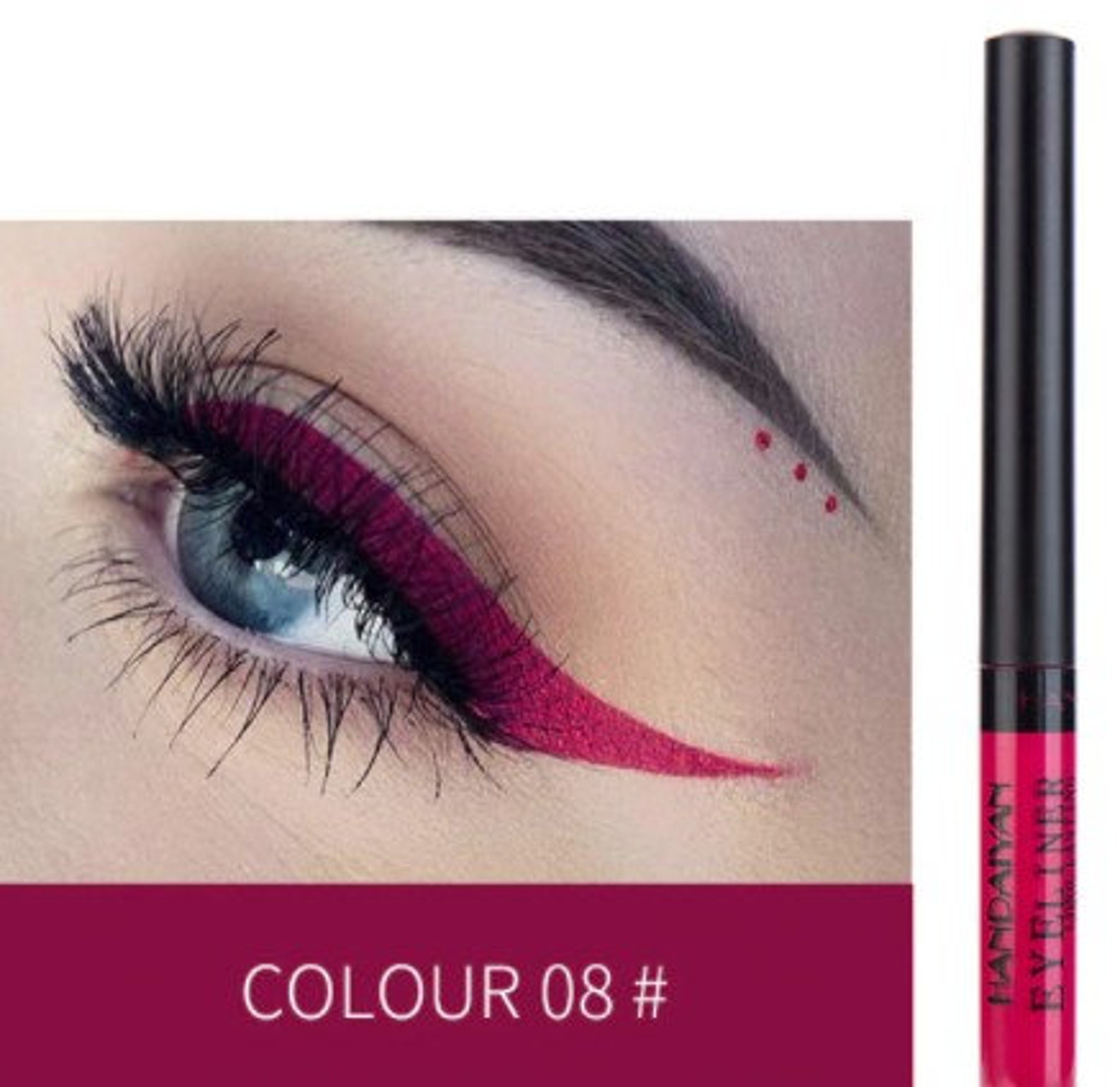 Colorful Liquid Eyeliners Pink Eyeliner Zero Waste Eyeliner Etsy