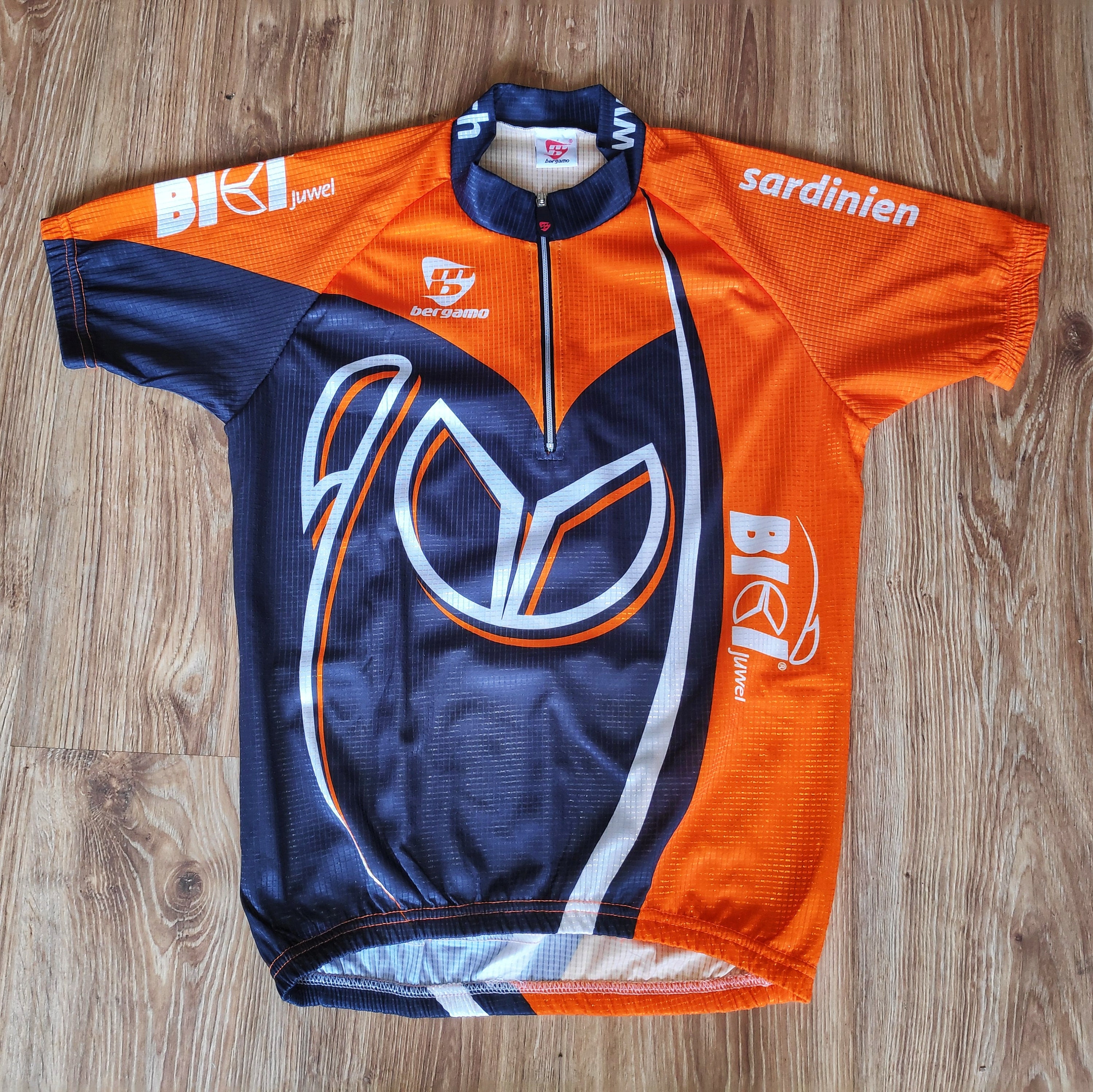 Vintage Bike Cycling Jersey Men by Bergamo Retro Racing Jersey
