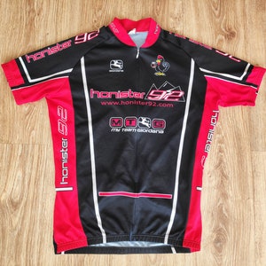 Vintage 90s Bike Cycling jersey men by Giordana 92 Retro racing jersey short sleeve Road full zipper bike jersey