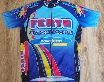 Maillot de cyclisme Gonso vintage des années 80, rétro de l