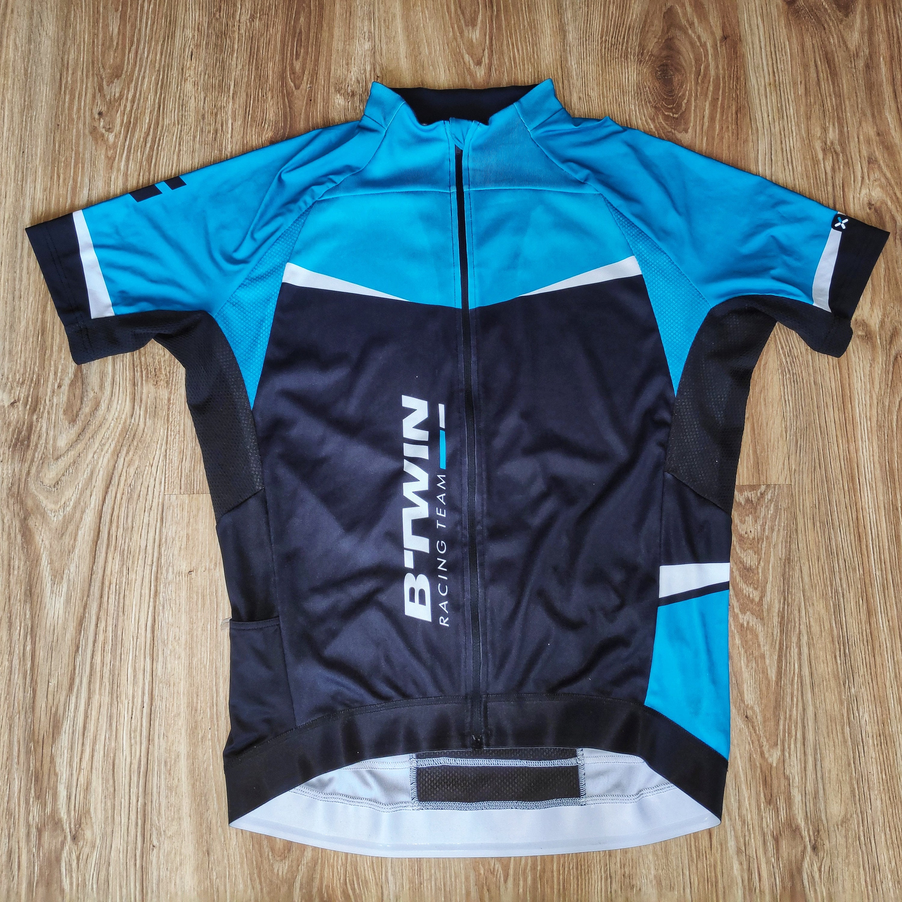Vintage 90s Bike Cycling Jersey Men by Oxylane B Twin Retro Racing Jersey Short Sleeve Road Full Zipper Bike Jersey Size XL Etsy