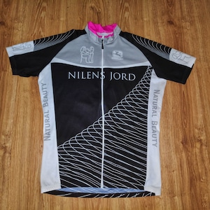 Vintage 90s Bike Cycling jersey men by Giordana Retro racing jersey short sleeve Road full zipper bike jersey Made in italy