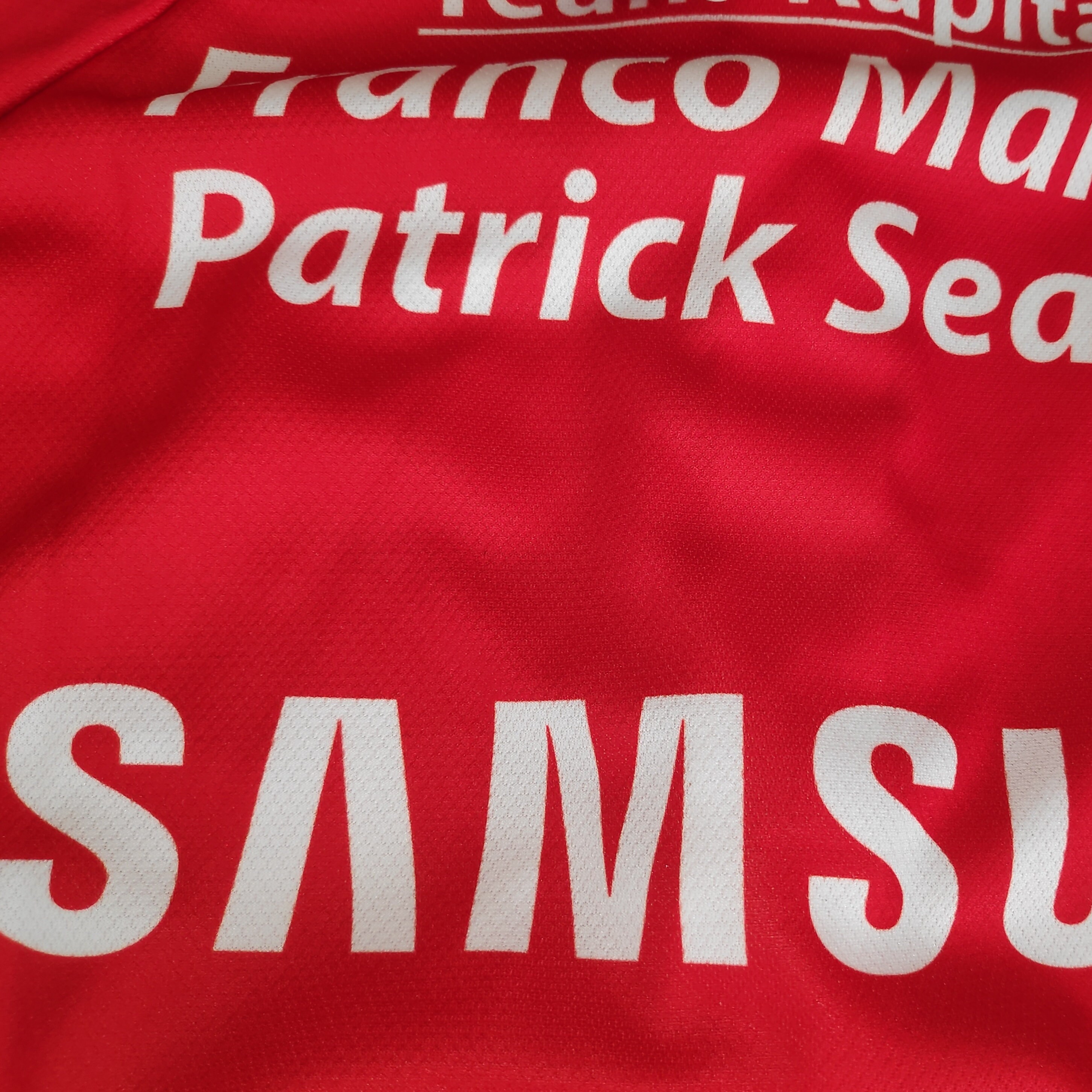 Maillot Cycliste Santini SMS Années 90 Jaune Taille S - Fermeture éclair Complète - Made In Italy