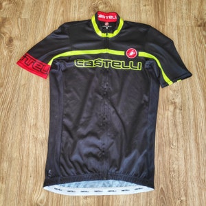 Cycling jersey for man, small cycle jersey vintage, Bike clothes, Castelli, Gift for bike riders, full zipper