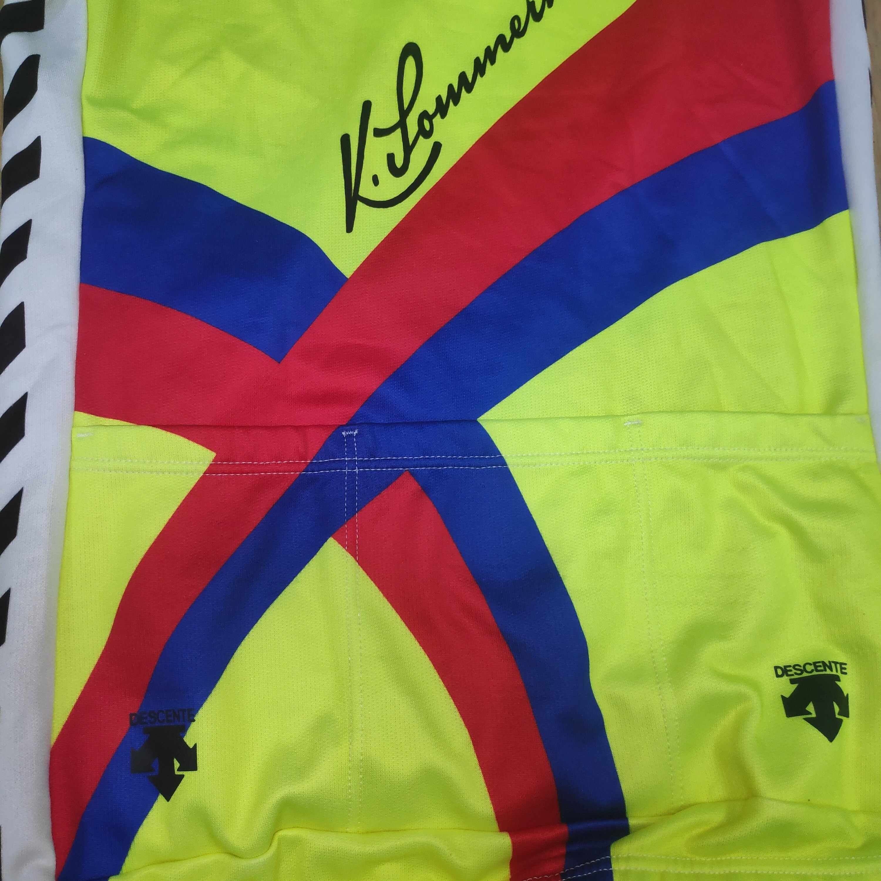 Maillot Cycliste Vintage à Manches Courtes - Rogelli - Homme - Noir