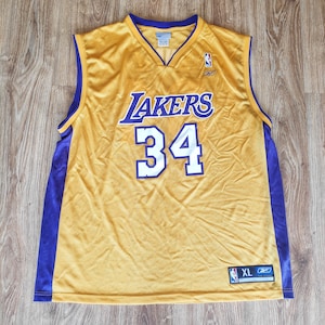 Shaquille O'Neal Autographed Los Angeles Lakers 1996-97 Mitchell & Nes -  Famous Ink