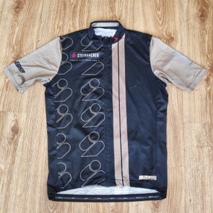 Vintage 90s bike cycling jersey Full zipper jersey t-shirt men by RH77 Steinbacher Retro racing jersey short sleeve Road bike jersey Size M