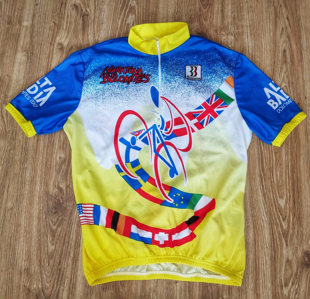 Maillot Cycliste Vintage LOOK BIEMME Odlo XXL – Collection Cyclisme