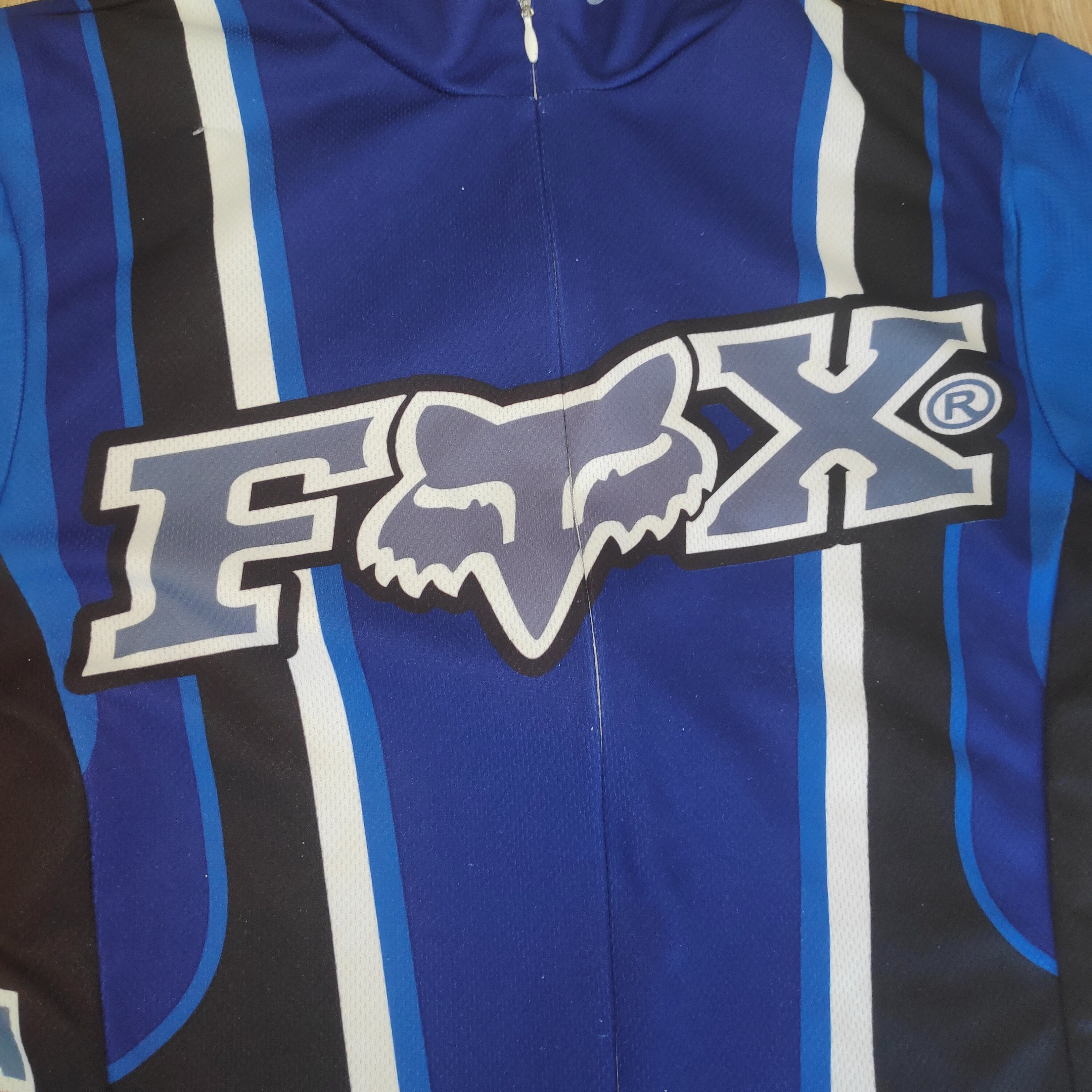 Maillot De Cyclisme Vintage Fox Années 90 Taille L Rouge - État Parfait, Made In USA