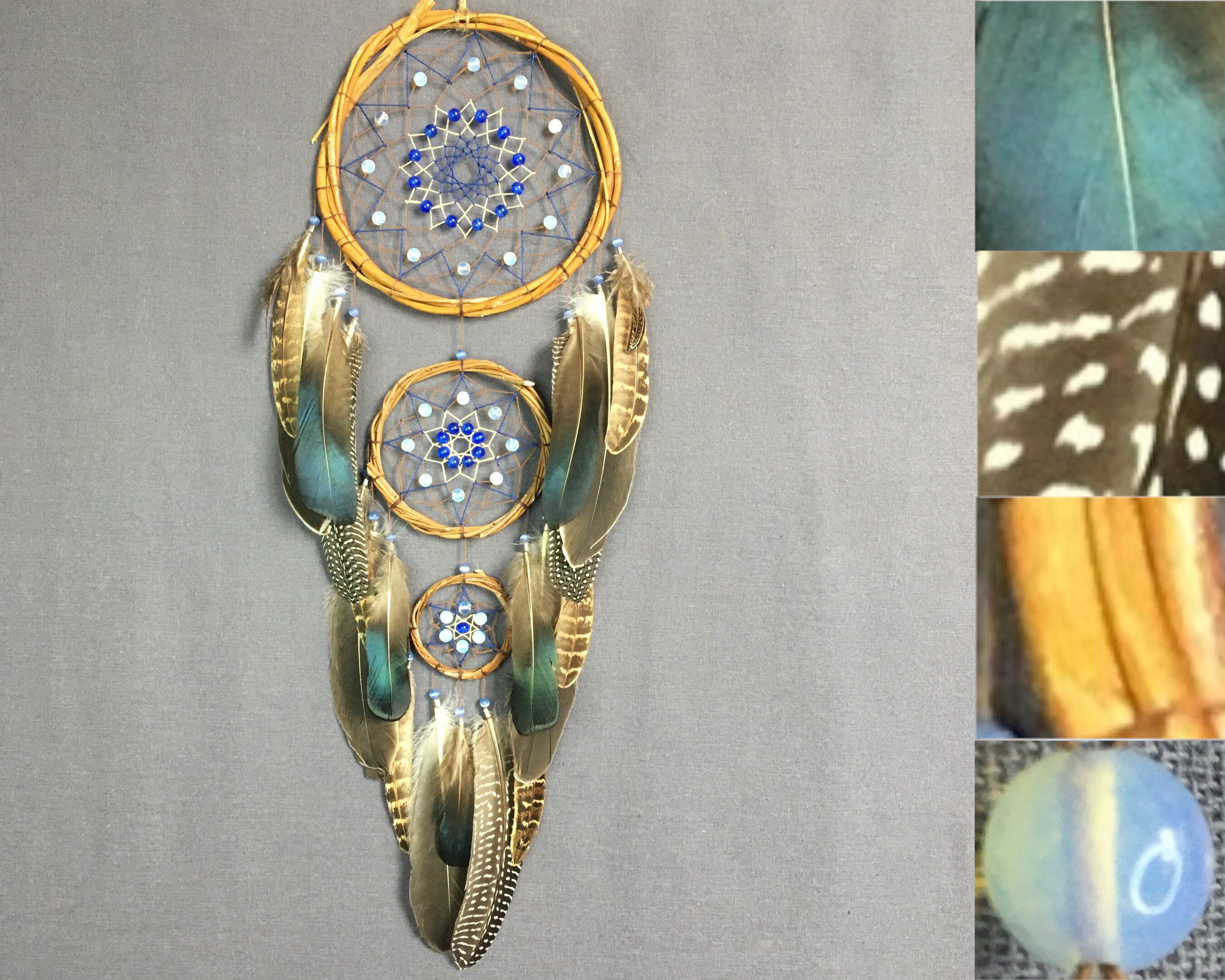 Large Authentic Dream Catcher Ojibwe Native American Above Etsy