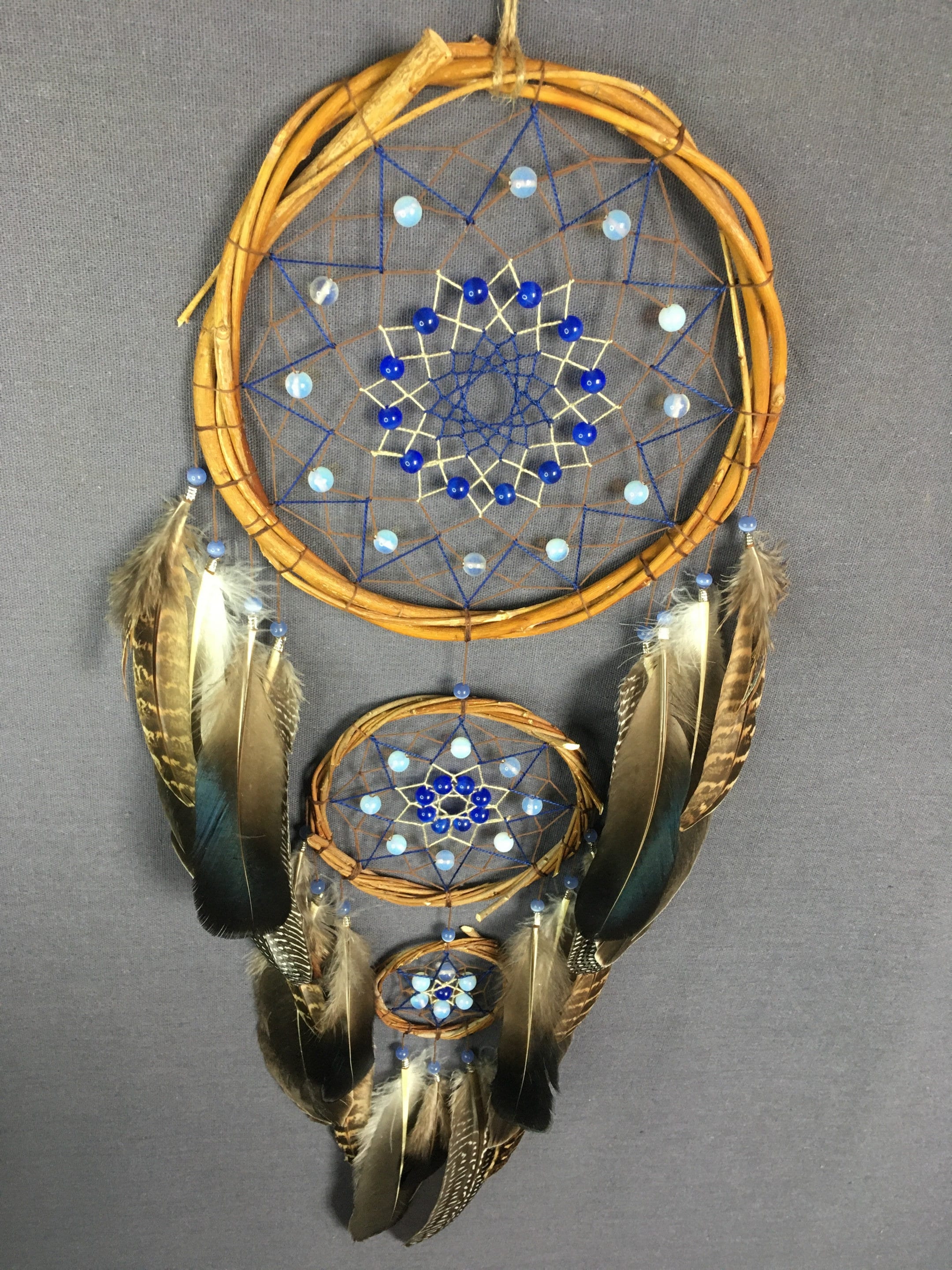 Large Authentic Dream Catcher Ojibwe Native American Above Etsy