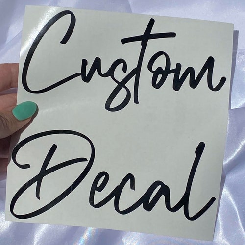 Personalised Selfadhesive Vinyl Letter Stickers Custom Etsy UK