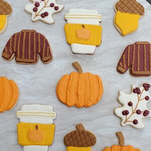 Fall Cookies-6 Cookies-GLUTEN FREE AVAILABLE