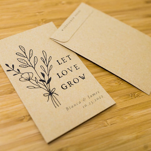 Seed Wedding Favors Etsy
