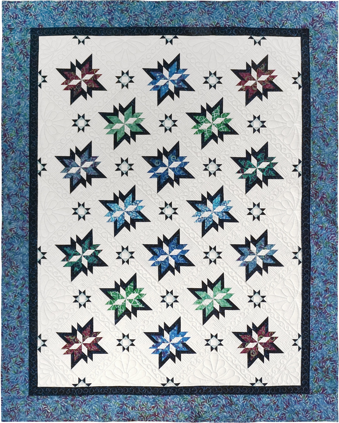 PDF Catch a Scrappy Star Quilt Pattern - Etsy