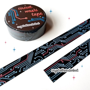 Circuit Pattern Washi Tape | 15mm x10m