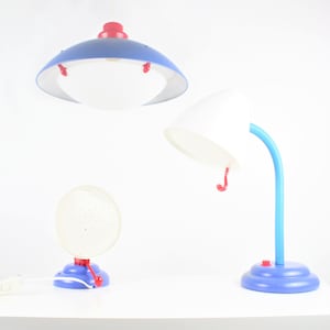 Vintage IKEA Lamp Set, Memphis Milano Style, Vintage IKEA