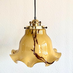 Vintage Glass Lamp by Peill & Putzler – 1970s, Germany