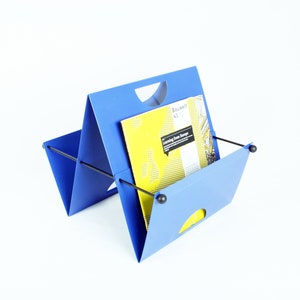 Memphis Style Magazine Rack, Italian design, Milano, Post-Modern Design