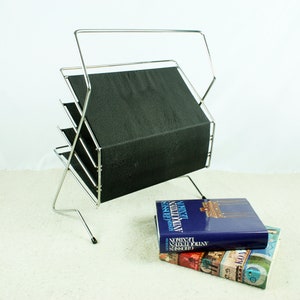 Vintage magazine rack by VOSS, Germany, 1960s