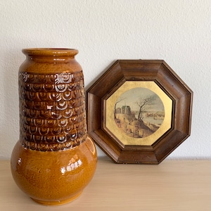 Vintage Fat Lava Vase, W. Germany, 1960s
