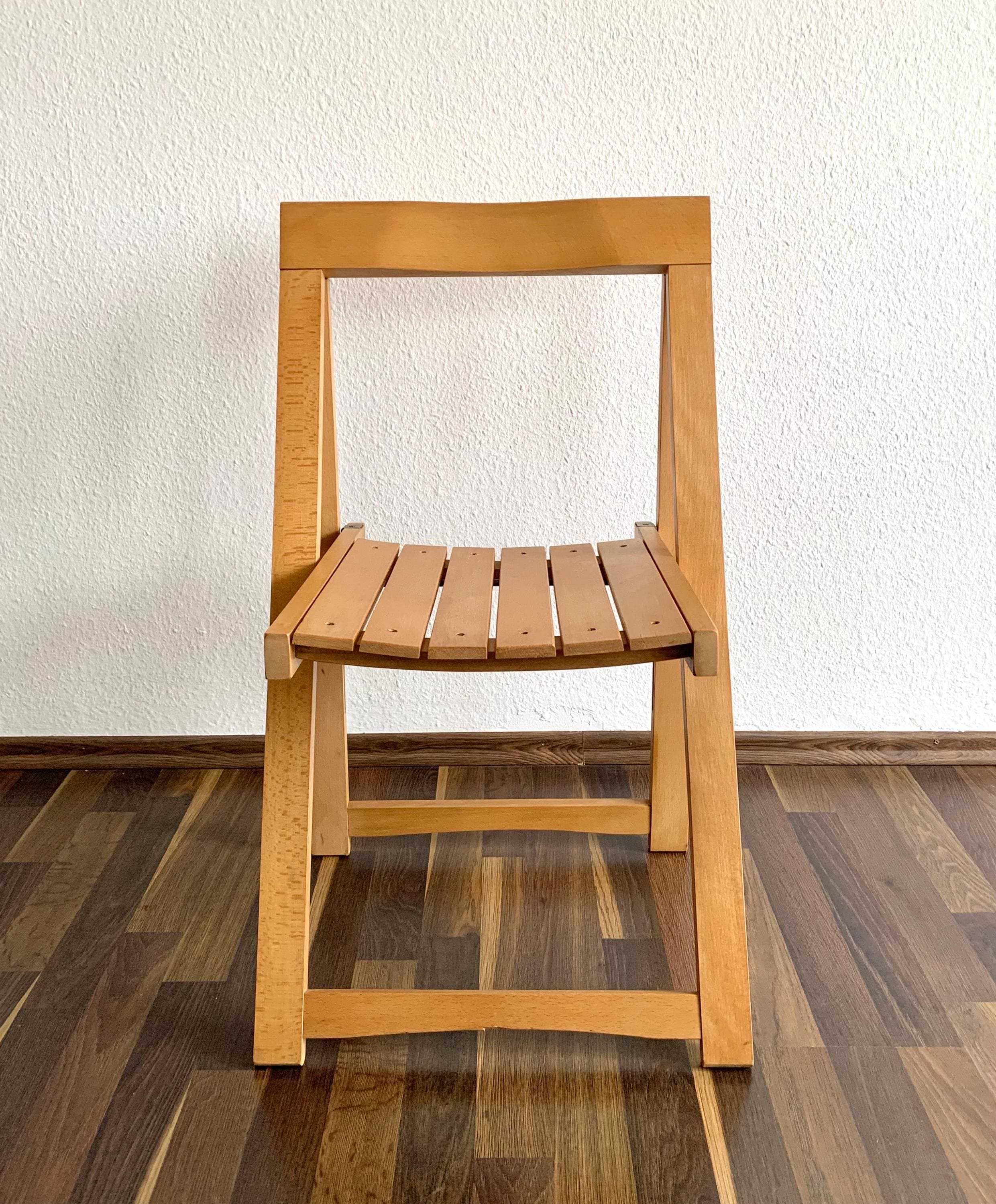 1 of 4, Vintage Wood Folding Chair, Aldo Jacober Design, 1960s - Etsy
