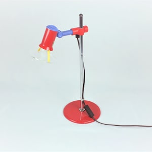 Vintage table lamp, Postmodern design, Memphis Style, 1980s